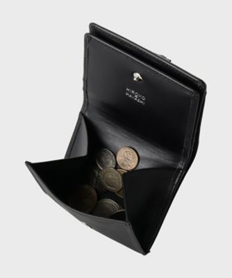 極美品 パラスパレス 撚り杢インディゴコットンツィードベスト FV25332C CRESPA（クレスパ）薄型二つ折り財布（2002654274