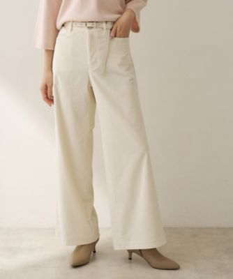 コーデュロイワイドパンツ（2002654605） | UNTITLED L