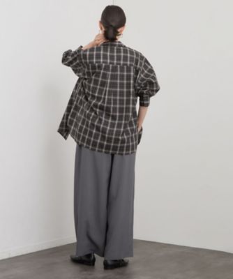 チェック柄シャツ【洗濯機OK】（2002654985） | OPAQUE