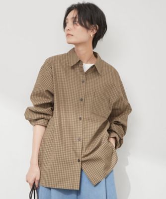 チェック柄シャツ【洗濯機OK】（2002654985） | OPAQUE