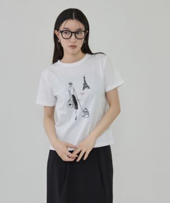 Drawer - 半額以下❤️新品タグ付 See By Chloé フリンジスリーブTシャツ フレンチブルTシャツ（2002655004） | GALLEST (Women