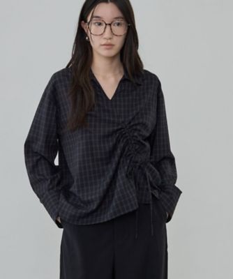 POTTERY LONG PUFF SLEEVE FLARE TOP