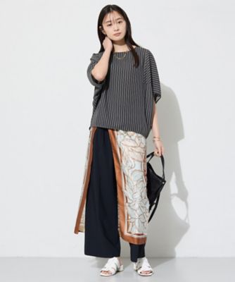 ✨美品✨アパルトモンドゥーズィエムクラス　ドルマンスリーブシアーブラウス　日本製 洗える／UVケア】ジョーゼットドルマンブラウス