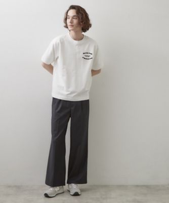 ロゴ刺繍ミニ裏毛Tシャツ（2002655407） | Dessin (Men