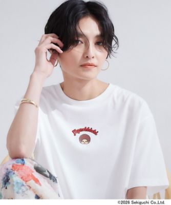 【モンチッチ】フロントプリント＆ロゴ刺繍ショートＴシャツ《洗濯機ＯＫ》（２００２６５６９０８）