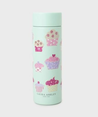 レア／ローラアシュレイ　キャンドルホルダー　サンキャッチャー新品未使用 カップケーキ柄 ステンレスボトル（340mL