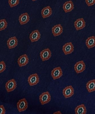 BOWLER HAT LABEL】小紋プリント菱形スカーフ