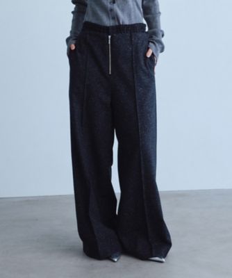 新品3,1万 ルイジボレッリ ウールタイ タグ付き ピンヘッド SHIPS別注 nep tweed zip wide pants（2002658098