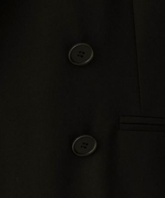 セットアップ可／秋羽織り／お仕事スーツ】ウールブレンドダブル