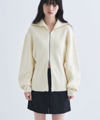 カ−ディガン form zip cardigan（2002658936） | CODE A