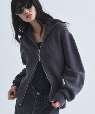 カ−ディガン form zip cardigan（2002658936） | CODE A