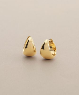 ピアス K18中空ファンシェイプ 中折れピアス（2002659421