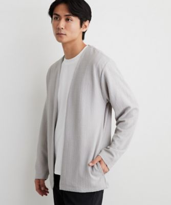 半袖Tシャツ付き／洗濯機OK】アンサンブル 長袖カーディガン