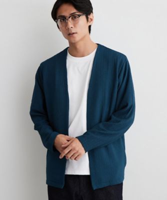 半袖Tシャツ付き／洗濯機OK】アンサンブル 長袖カーディガン