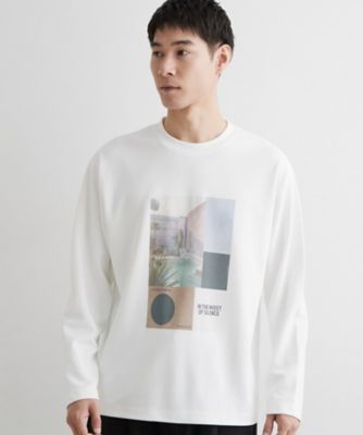洗濯機OK】ポンチ長袖フォト長袖Tシャツ（2002661013