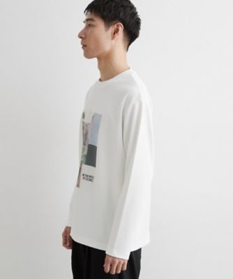 洗濯機OK】ポンチ長袖フォト長袖Tシャツ（2002661013