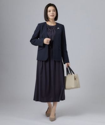 極美品✨️25SS　19万　ドゥロワー　シルクジョーゼットギャザーワンピース　38 セレモニージョーゼットギャザーワンピース（2002661729