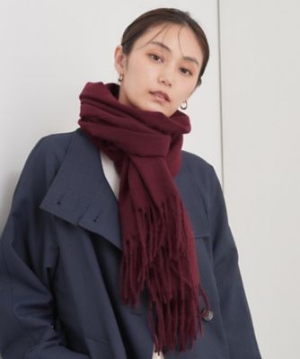 10色展開／洗える】大判フリンジボリュームストール