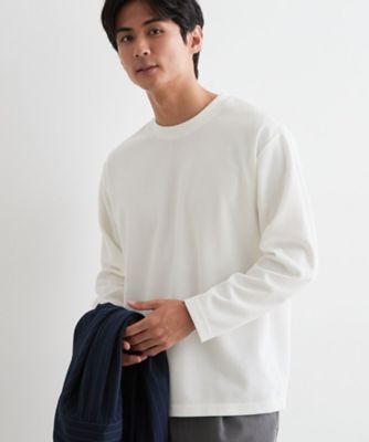 洗濯機OK】カノコ編み 長袖Tシャツ（2002664008） | THE