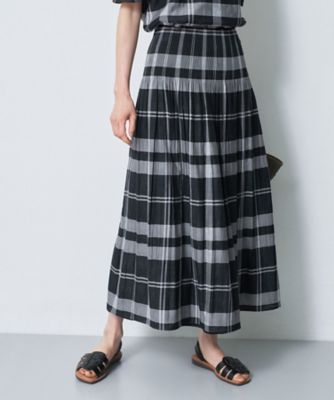 再入荷／リバーシブル／セットアップ／手洗い可】チェック柄フレア