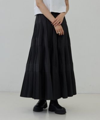 ティアードプリーツスカート（2002665023） | GALLEST