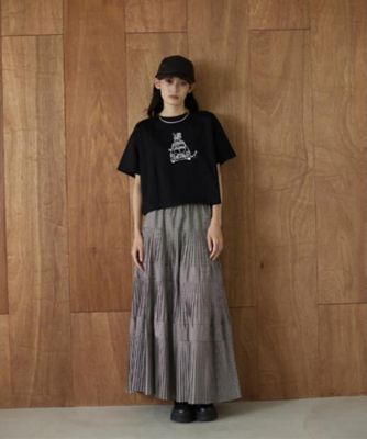 ティアードプリーツスカート（2002665023） | GALLEST