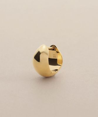 K18中空ペアシェイプ 中折れピアス（2002666942
