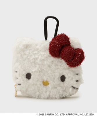 ◇【HELLO KITTY】キティフェイスポーチチャーム