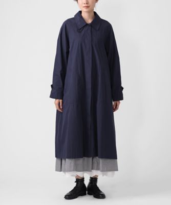 ＜BASCO (Women/大きいサイズ)＞タントコート　綿ナイロン薄手ステンカラーコート　１１００７６１ー１０