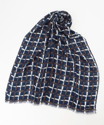 19新品JOSEPH ABBOUD アクセントボーダーストール￥15400イタリ 19新品JOSEPH ABBOUD アクセントボーダーストール￥15400イタリ