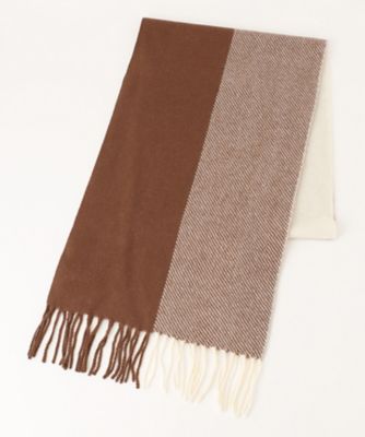 ピュアカシミヤ／保温性／軽量】 ヘリンボーン ストール