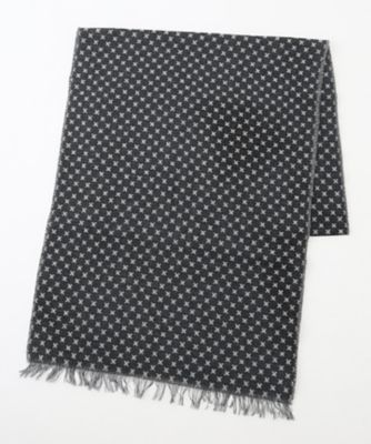 ＜JOSEPH ABBOUD (Men) ＞【イタリア製】スモールパターン　ストール（ＡＡ１ＫＳＷ００２１）