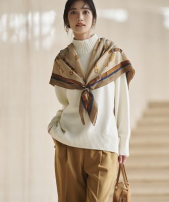 好評につき追加／Oggi・LEE掲載】ウール カシミヤ ストール