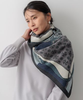 ＜23区 (Women)＞ｍａｎｉｐｕｒｉ　ウール　シルク　ストール（ＡＡＢＹＣＷ０４０１）