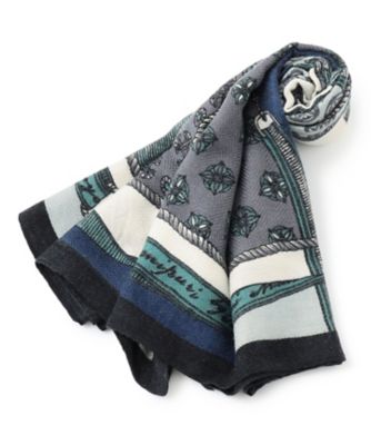 manipuri ウール シルク ストール（AABYCW0401