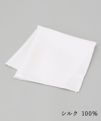 ＜五大陸 (Men)＞【日本製】定番　シルク１００％　チーフ（ＡＳ１ＡＧＳ０００１）