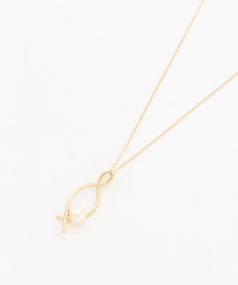 ＜自由区 (Women)＞ツイストパールロング　ネックレス（ＡＳ２ＶＧＡ０３０６）