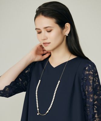 ＜自由区 (Women)＞【カタログ掲載】アレンジパール　ネックレス（ＡＳ２ＶＧＷ０３０２）