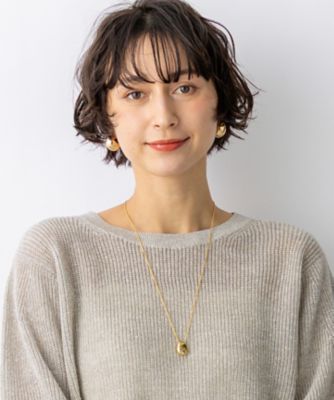 ＜23区 (Women)＞メタルトップ　ドロップ　ネックレス（ＡＳ３ＤＬＭ０４０６）