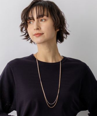 ＜23区 (Women)＞３ＷＡＹ　ミックスカラー　チェーン　ネックレス（ＡＳ３ＤＬＭ０４０７）