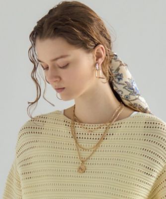 ＜23区 (Women)＞３連チェーン　コイン　ネックレス（ＡＳ３ＤＬＳ０２２８）