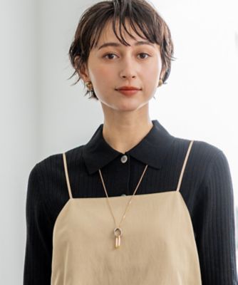 ＜23区 (Women)＞コンビカラー　リング　ネックレス（ＡＳ３ＤＬＳ０２３０）