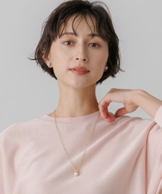 ワンダフルワールドSET ネックレス とコサージュ ホワイトローズモチーフ パールモチーフ ネックレス（AS3DLW0419） | 23区 (Women