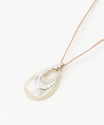 【ＣＬＡＳＳＹ．６月号掲載】ドロップホーン　ワントップ　ネックレス（ＡＳ３ＤＳＭ０４０１）