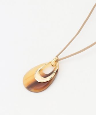 【ＣＬＡＳＳＹ．６月号掲載】ドロップホーン　ワントップ　ネックレス（ＡＳ３ＤＳＭ０４０１）