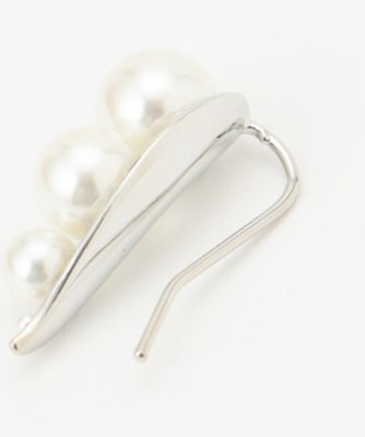 【ＣＬＡＳＳＹ．１月号掲載】リーフパールモチーフ　ピアス（ＡＳ３ＤＳＳ０００６）