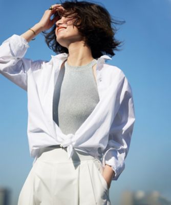 23区　カンクリーニチュニックシャツ　44 Oggi4月号掲載／洗える】CANCLINI ベーシック