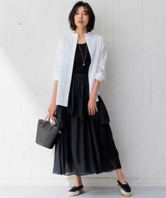 【Ｏｇｇｉ４月号掲載／洗える】ＣＡＮＣＬＩＮＩ　バンドカラー　シャツ（ＢＬ２３ＣＭ０３１２）