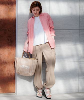 【Ｏｇｇｉ８月号掲載／洗える】ＬＩＢＥＣＯ　ベーシック　シャツ（ＢＬ２３ＣＭ０５０９）