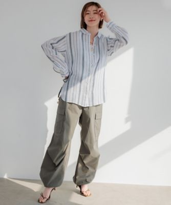 【Ｏｇｇｉ８月号掲載／洗える】ＬＩＢＥＣＯ　ベーシック　シャツ（ＢＬ２３ＣＭ０５０９）
